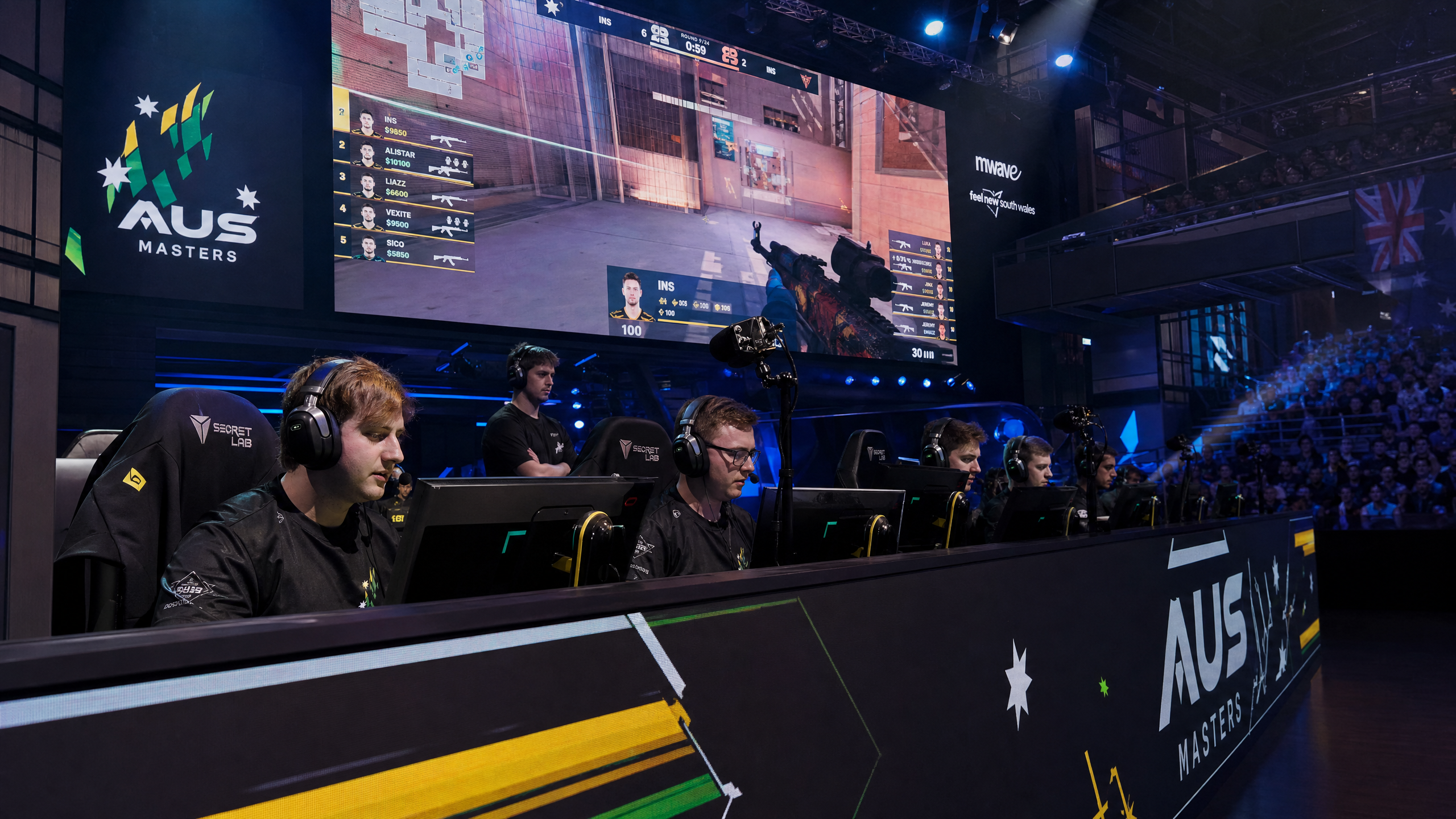 Australian esports tournament stage